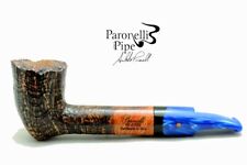Brand new briar pipe PARONELLI calabash reverse system sandblast handmade picture
