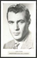 Gary Cooper, Greetings from Hollywood, Circa 1920's-1930's Real Photo Postcard picture