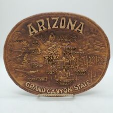 Vintage TACO USA Arizona Grand Canyon Phoenix Saguaro 3D Plate Tray Collectible picture