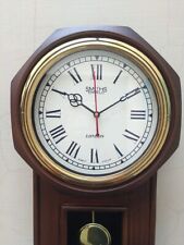 20' Vintage handmade wooden brass pendulum wall clock home decor item picture