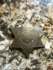 Vintage Novelty WELLS FARGO & CO EXPRESS GUARD BADGE BRASS STAR *FREE SHIPPING* picture