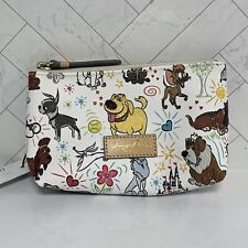 Disney Dooney & Bourke Dog Sketch Cosmetic Case Makeup Bag - NWT Great Placement picture