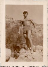 Hot Muscles Bodybuilder Beefcake Man Bulge in Peru 1950s Vintage Photo Gay Int picture