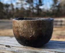 Black Kuro Raku Koetsu Inspired Sake Cup Guinomi by Satoru Omae picture