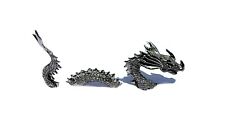 New Loch Ness Monster Sea Serpent Pewter Figurine Lead Free 3 pieces picture