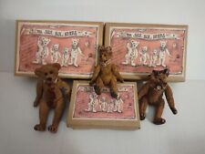 Lot of 3 Boyd’s Bears “Shoe Box Bears Family Collectible picture