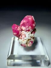 ***SUPERB-Big Raspberry Grossular Garnet crystals Fluorescent, mine Mexico*** picture