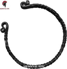 NauticalMart Hand Forged Iron Torc Celtic Necklace Viking Torque Black Medieval picture