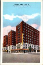 Washington DC Hotel Annapolis Rates From $ 2.50 Advertising Vintage Postcard picture