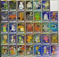 1999 Digimon Animated Series 1 Prism Parallel Preview Trading Card Set of 34 picture