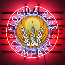 New Florida Beer Company Neon Light Sign Lamp Bar Wall Decor 24