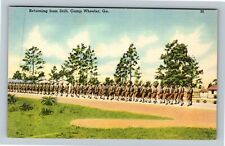 Camp Wheeler, GA-Georgia, Soldiers Returning From Drill, Vintage Postcard picture