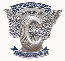 HARLEY DAVIDSON Trooper Winged Lapel PIN. NEW picture
