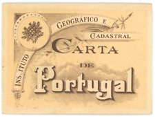 1953 Map Of Portugal Carta De Portugal Color picture