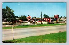 Norton KS-Kansas, Brooks Motel, Advertisement, Antique, Vintage c1950 Postcard picture