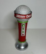 Hallmark Merry-Okee Christmas Karaoke Microphone Elf Voice Changer Tested Works picture