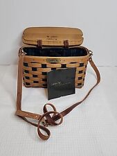 Longaberger 2009 Charter Member Basket/Purse With Lid,Plastic Liner, and Strap picture