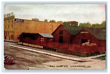 c1910's View Of Sieg Iron Co. Davenport Iowa IA Unposted Antique Postcard picture