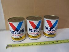 Vintage Valvoline All-Climate 10W-40 motor oil PART No. 141 (LOT OF 3 CANS) picture