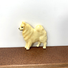 Vintage Samoyed Dog Brooch Button Pin picture