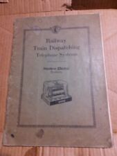 Vintage Western Electric Railway Train Dispatching Telephone Systems Catalog picture