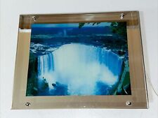 VTG Motion Image Lamp Moving Niagara Falls Waterfall Picture Light Sound Mirror picture
