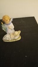 Vtg Goebel Sacrart  Angel and Baby Jesus Porcelain Figurine  picture