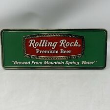 Rolling Rock Beer Latrobe, PA. Plastic Easel Back  Advertising Display Bar Sign picture
