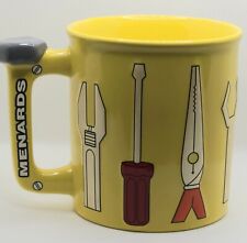 Menards 3D Tool Pliers Wrench Screwdriver Large 14 oz Yellow Coffee Tea Mug picture