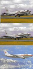 KENYA AIRWAYS 2 Boeing 737-200 & One AIRBUS A310-300 Postcards, picture