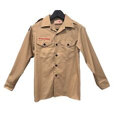 Boy Scouts of America BSA Long Sleeve Uniform Shirt Excellent Condition Youth L picture