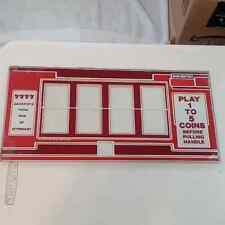 Vintage ballys Slot Machine PLAYFIELD GLASS gc 358 1025 #2 picture