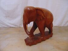 Large Wooden Elephant Statue Hand Carved picture