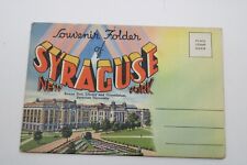 Vintage Syracuse NY Postcard Souvenir Folder A189 picture