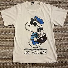 Vintage VTG 90s Peanuts Snoopy Joe Cool L Changes Tag Made In Usa Joe Mailman picture