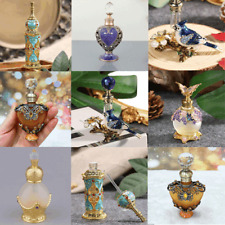 Vintage-Style Perfume Empty Bottle Metal&Glass Glass Refillable Decoration Tool picture