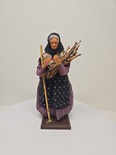 Vtg. French Santon De Provence Terracotta Doll Figure D17 picture