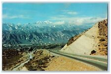 c1960 Cajon Pass Spanish Box Trail Road Coast Blaze Santa Fe New Mexico Postcard picture