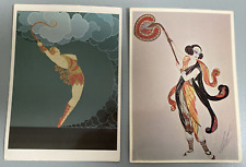 Postcard Costume Design by Erte Fan Bearing Slave The Dancer Legendary Kings picture