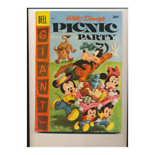 Dell Giant Comics: Picnic Party #8 Dell comics Fine+ Full description below [h& picture