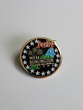 West Burlington Iowa July 4 2019 Lapel Hat Jacket Pin picture