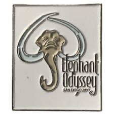 Vintage San Diego Zoo Elephant Odyssey Travel Souvenir Pin picture
