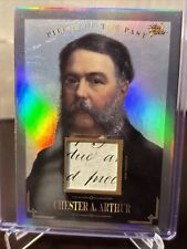 2023 Pieces Of The Past HISTORICAL PREMIUM EDITION CHESTER A ARTHUR #121 Relic picture