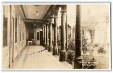 c1940's Hotel Central Silao Guanajuato Hallway Mexico RPPC Photo Postcard picture