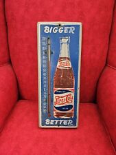 RARE Vintage Pepsi Cola Double Dot Metal Thermometer Advertising M 121 picture