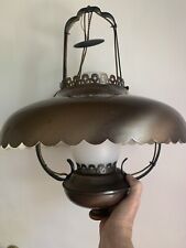 Vintage 1950's MCM Rustic Farmhouse/Country Western Lantern Chandelier Light picture
