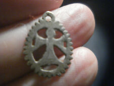 AWESOME OLD EUROPEAN CRUSADER TIMES - TAU -KNIGHTS TEMPLAR - MEDIEVAL STERLING S picture
