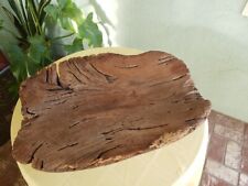 Antique Hawaiian PIG BOARD Luau Plank Server -  Hand Carved Tropical Wood Burl picture