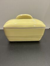 Vintage Yellow Hall 506 Covered Refrigerator Dish Westinghouse Loaf Pan W Lid picture