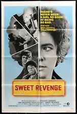 SWEET REVENGE Sam Waterston 1977 ORIGINAL 1 Sheet Movie Poster 1987 27 x 41 picture